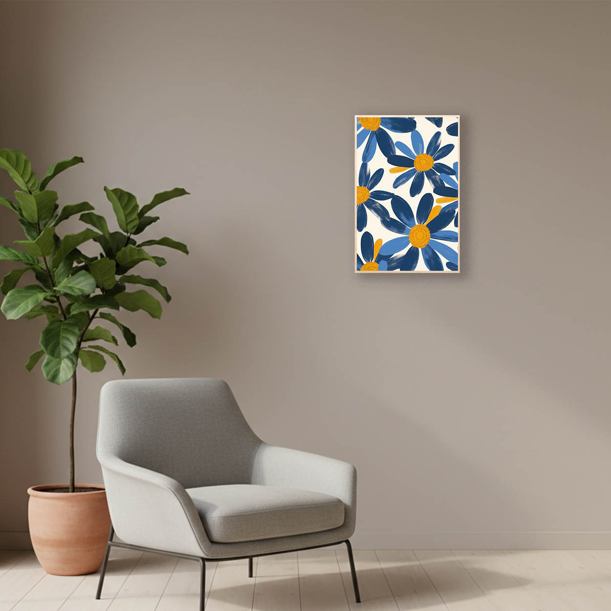 Soft Daisy Forms — Modern Botanical