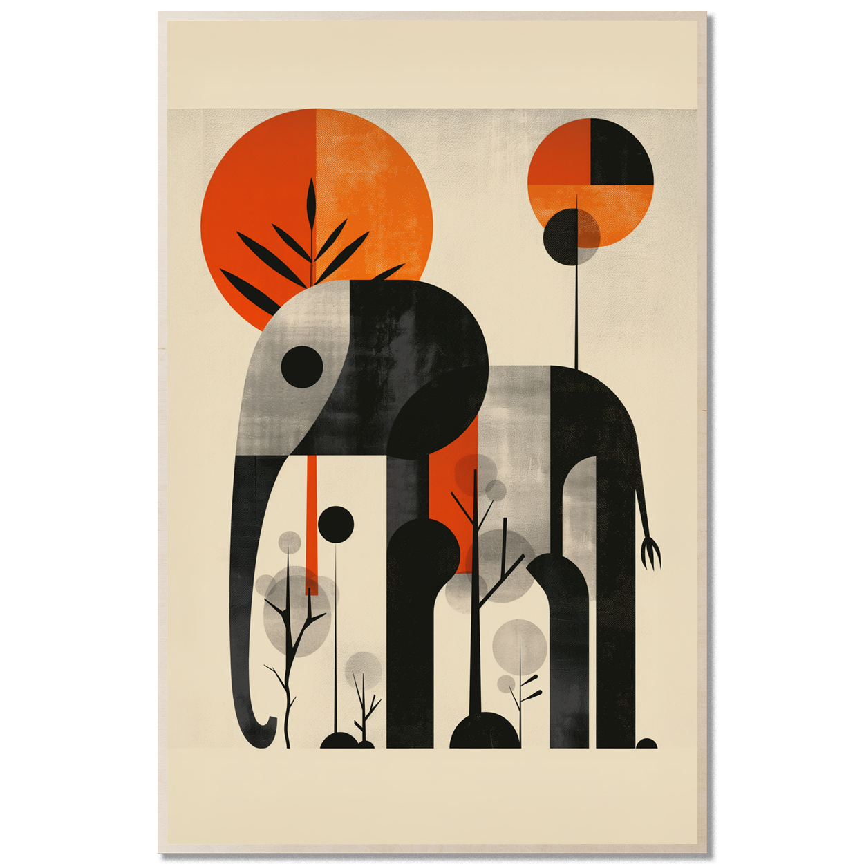 Minimalist Elephant Design