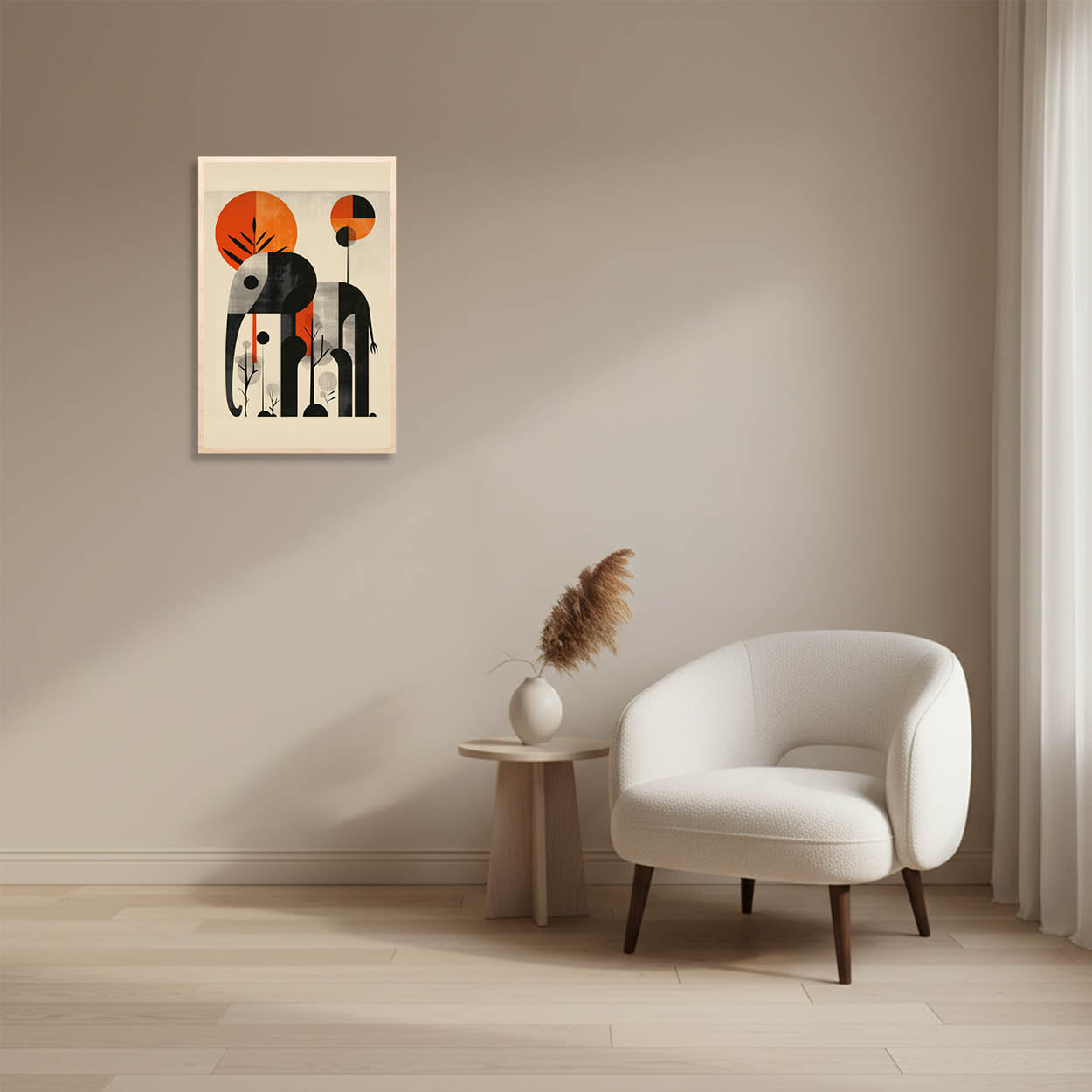 Minimalist Elephant Design