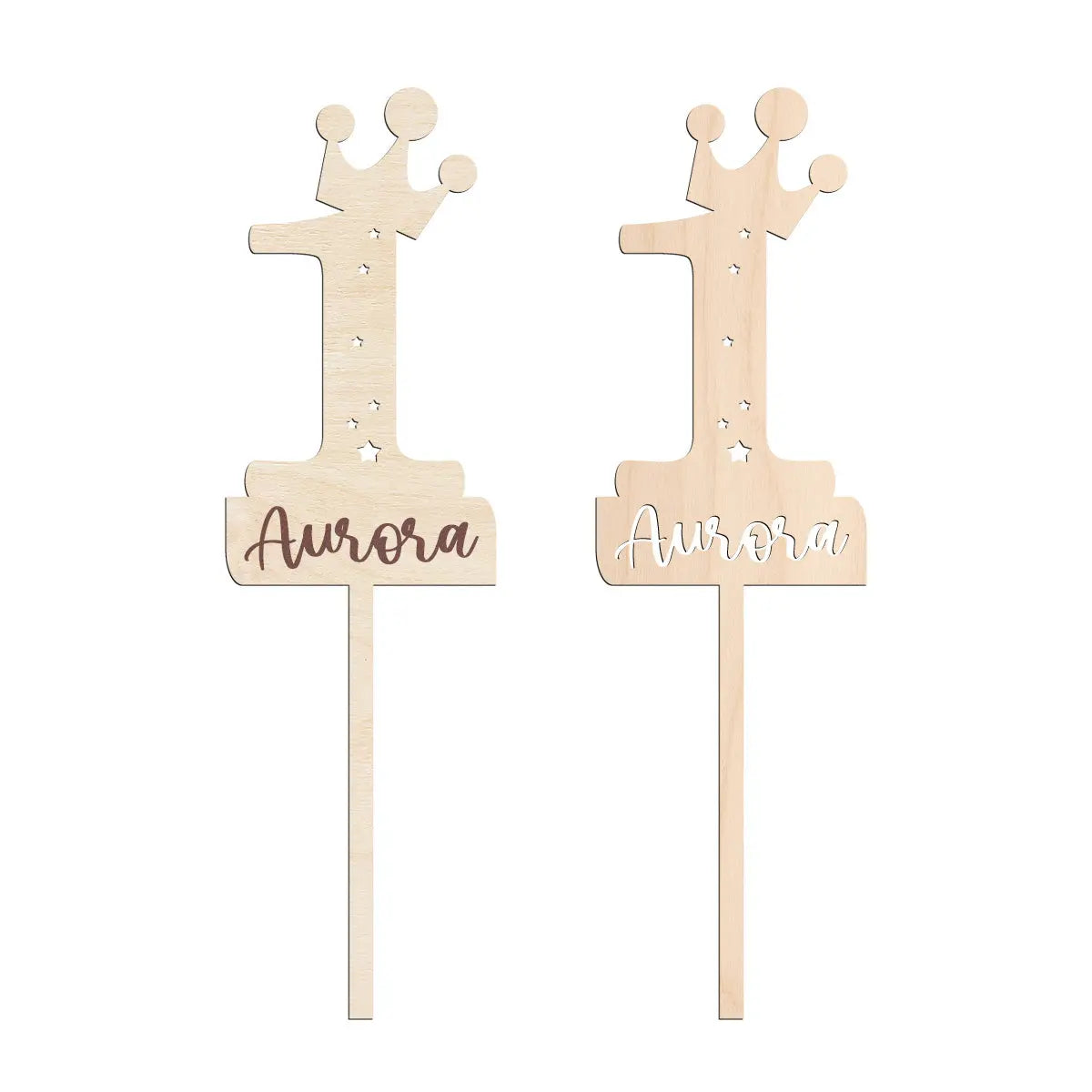 Kakkukoriste numero omalla tekstillä