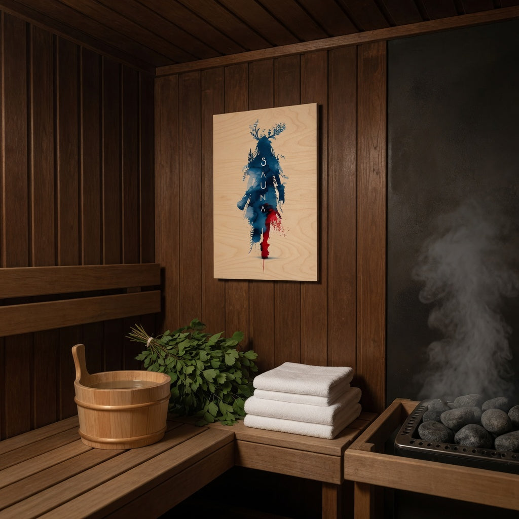 Sauna Tonttu - Nordic Folk Sauna Wall Decor