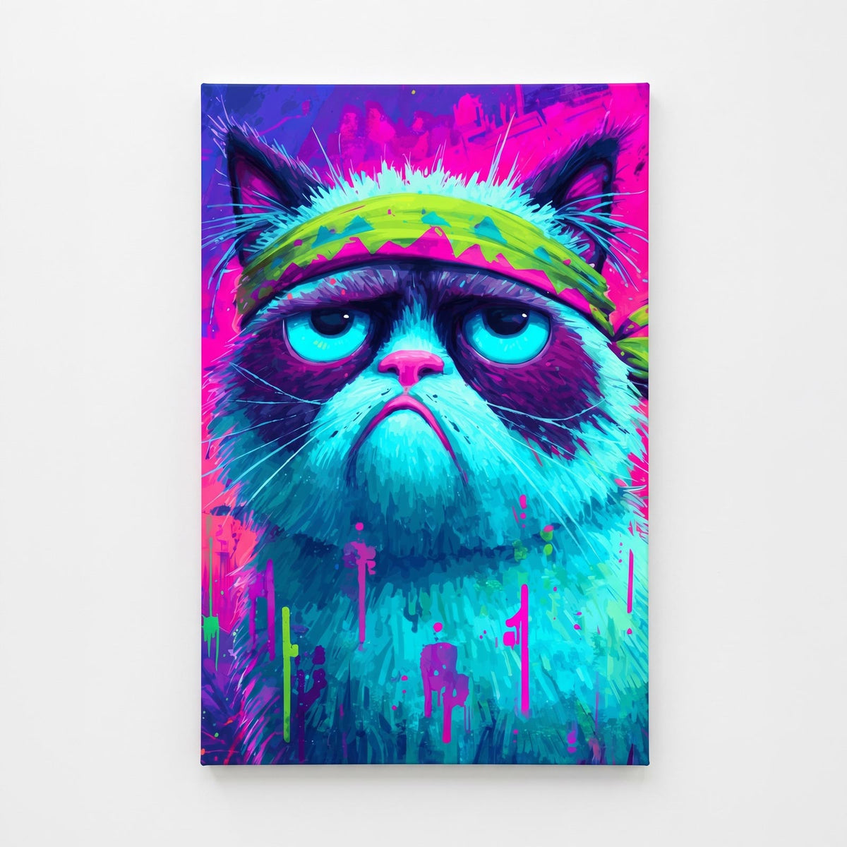 Grumpy cat - Modern pop art wall art