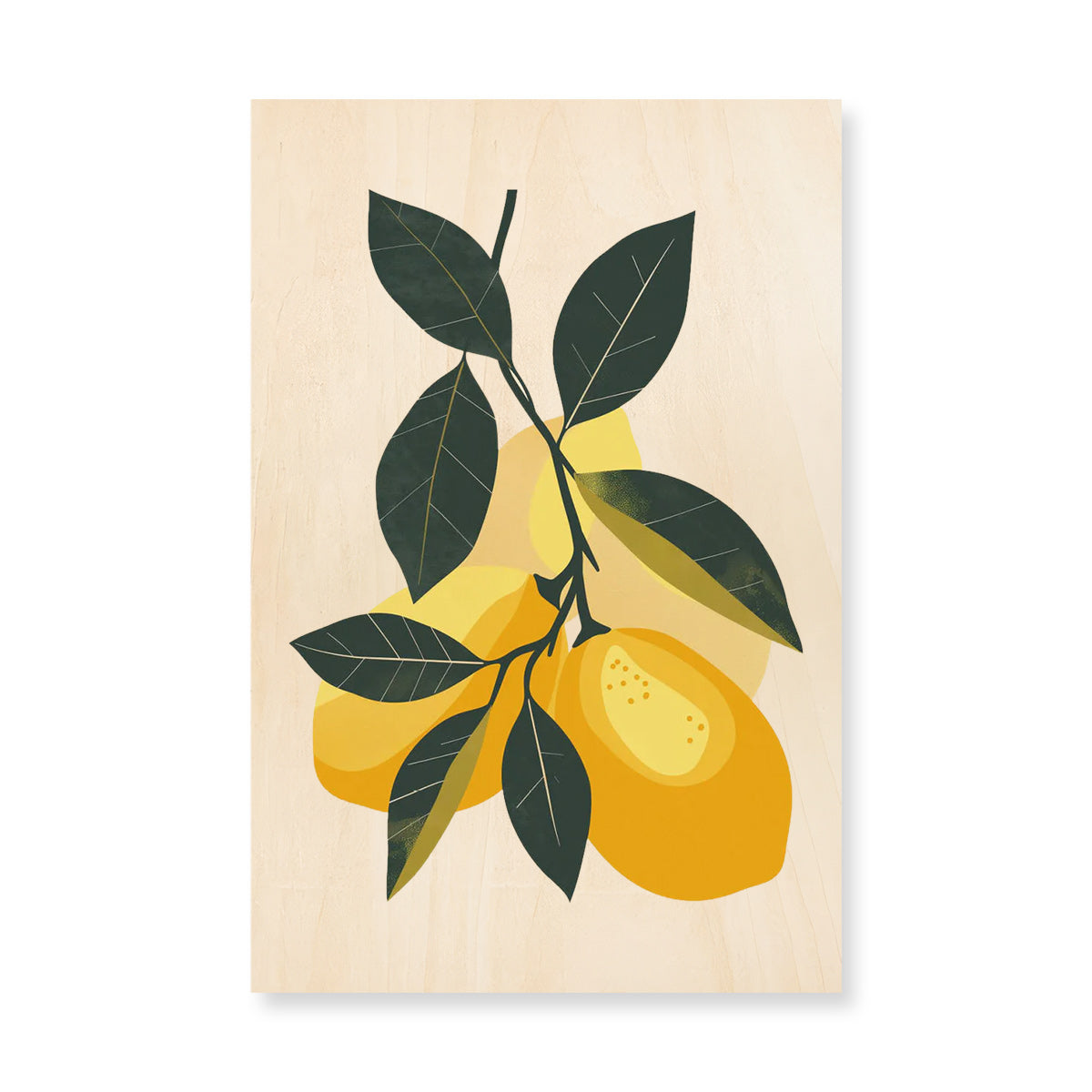 Lemon branch - Sunny citrus minimal