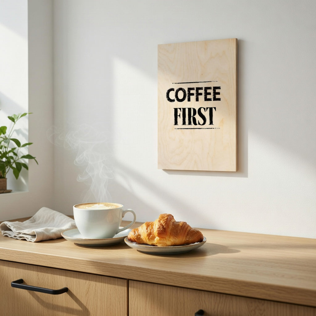 Coffee first
