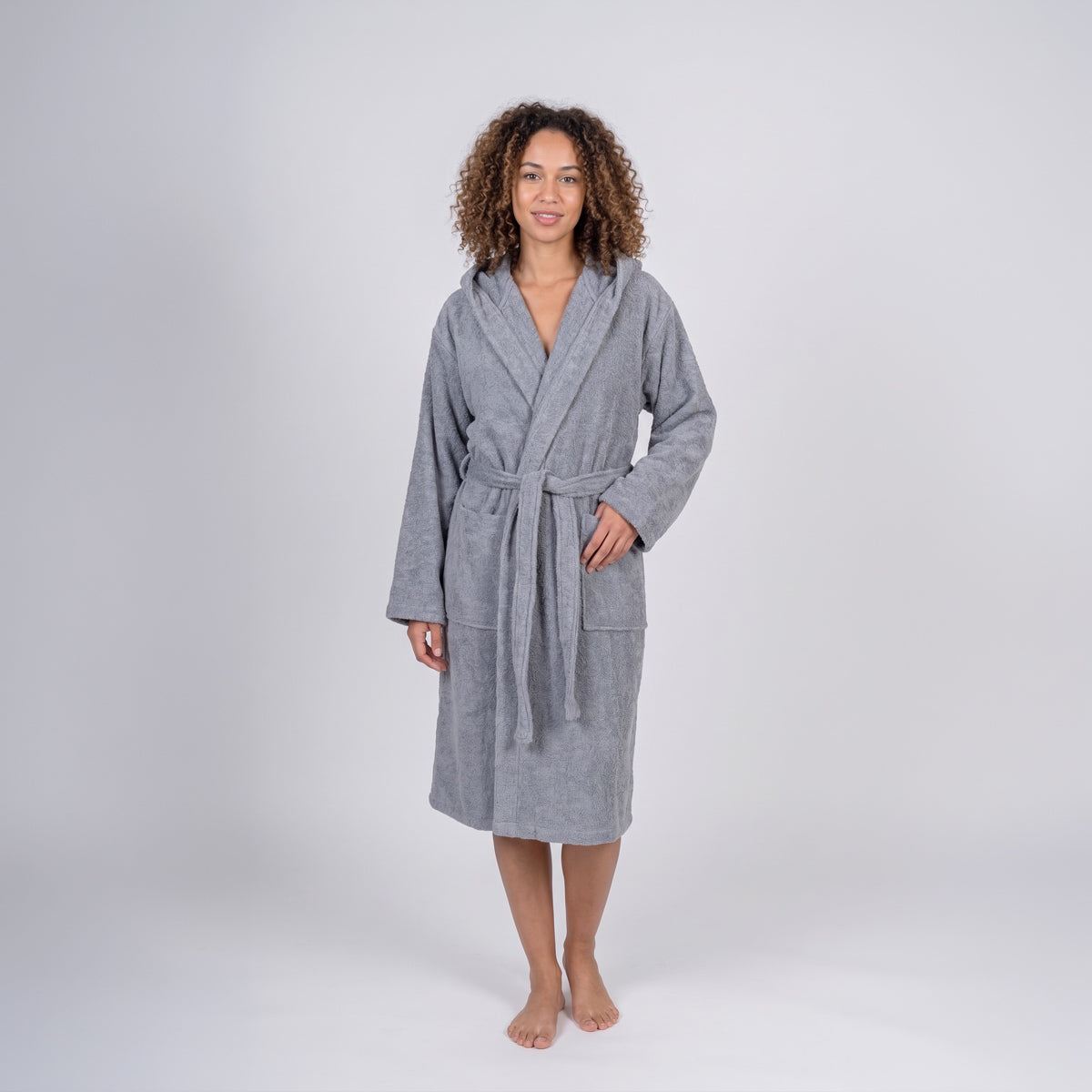 Premium Cotton Hooded Bathrobe