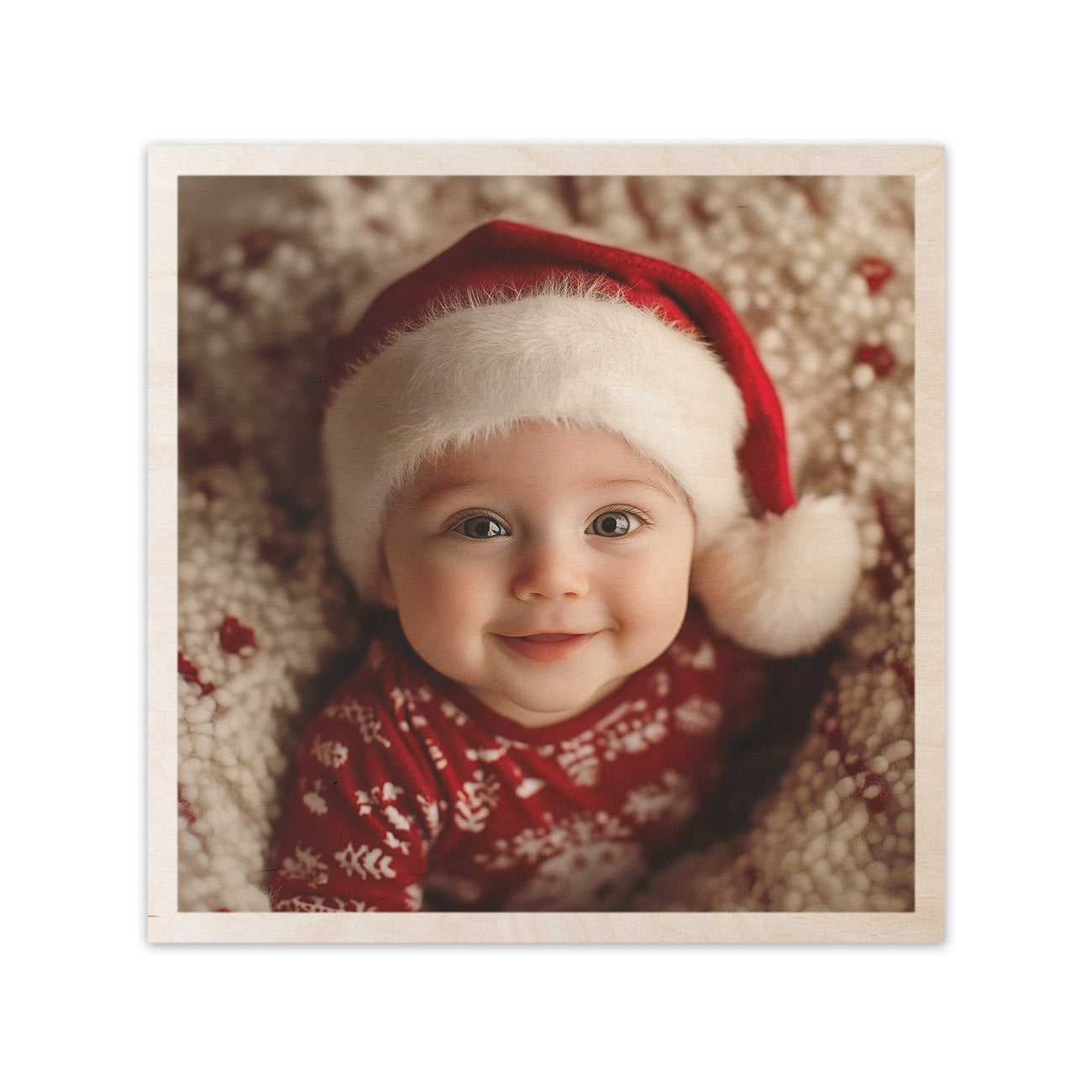 Custom Photo on Wood Square