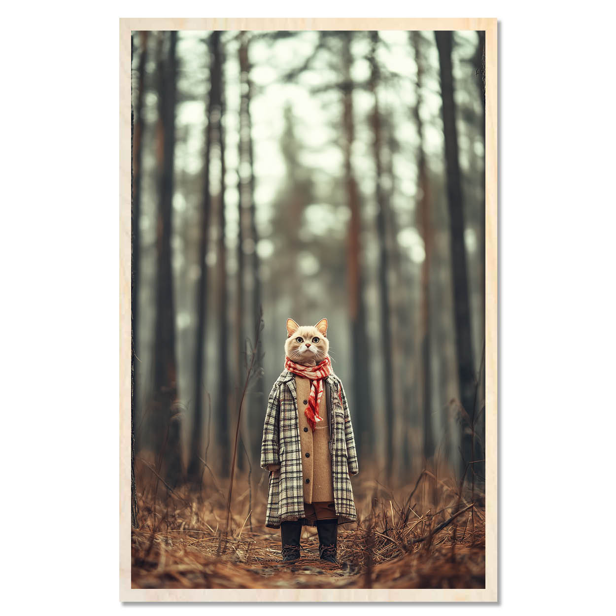 Comic Cat Finnish Forest — Ragdoll