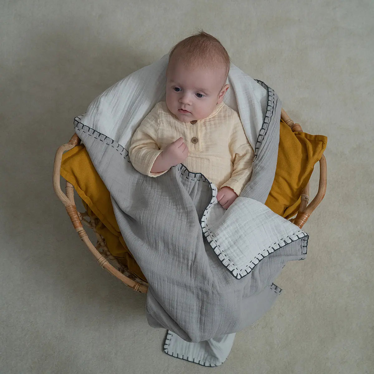 Husky Muslin Blanket