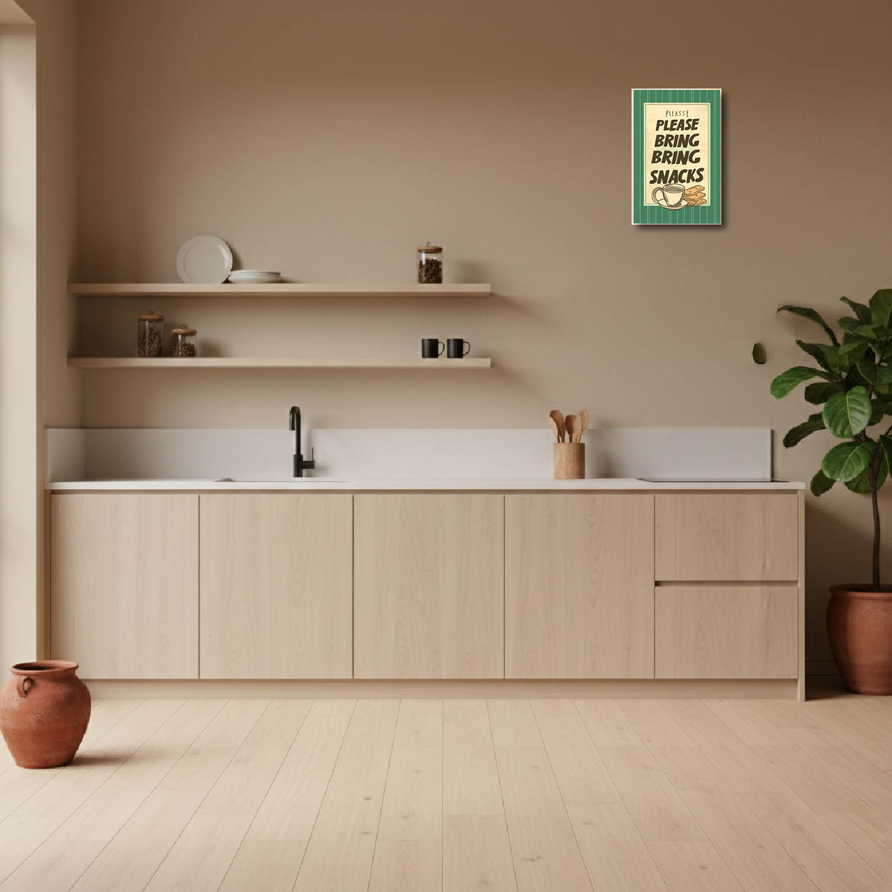 Retro Typography — Vintage kitchen style