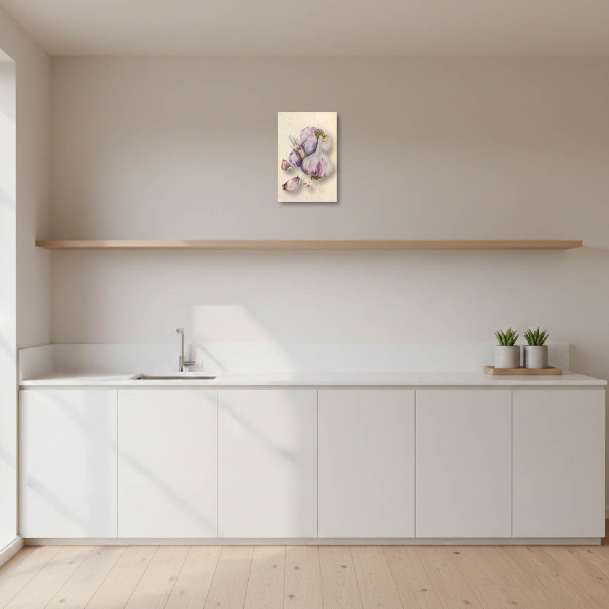 Garlic Illustration — Simple garlic art