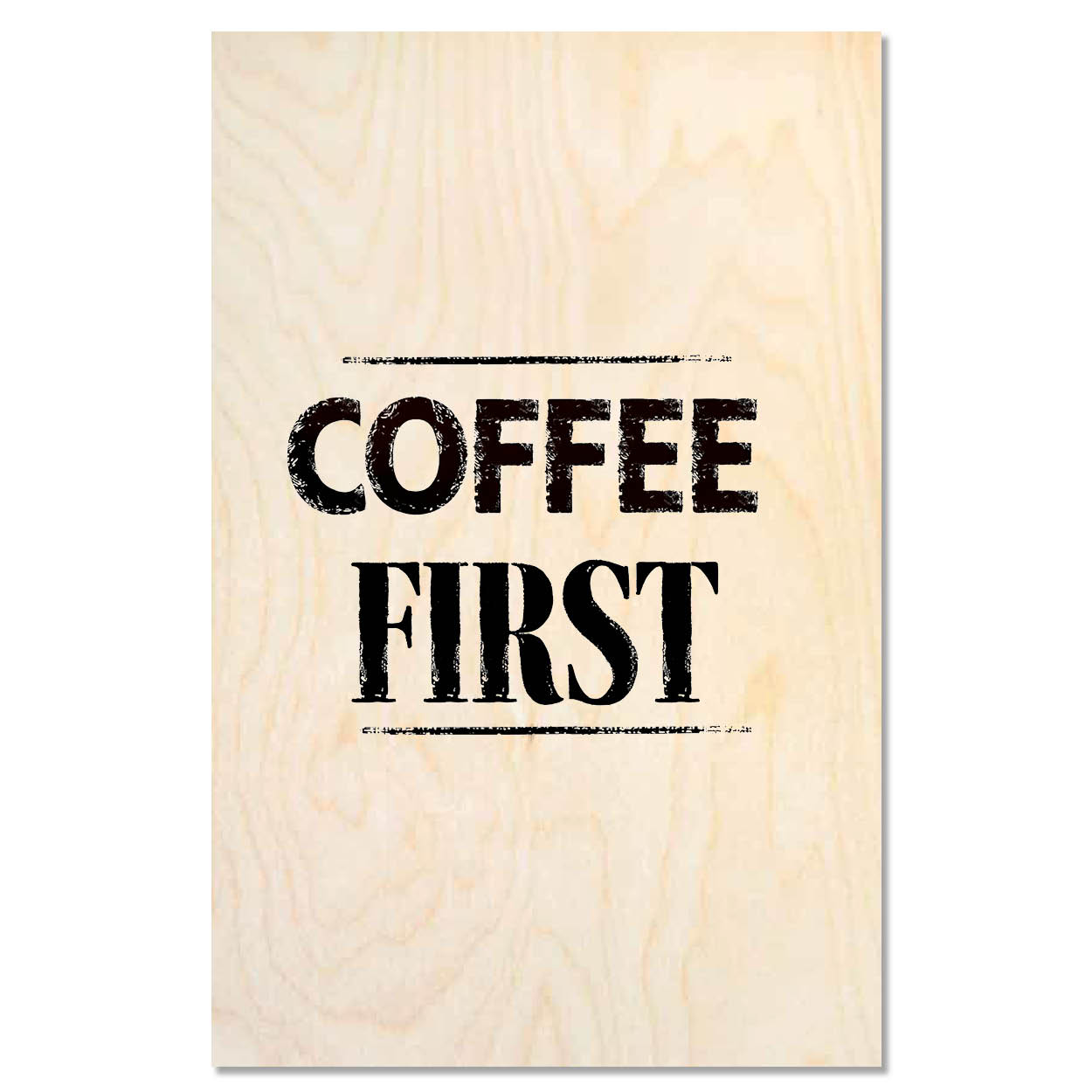 Coffee first
