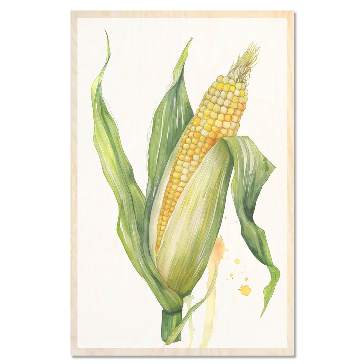 Corn cob - Bright yellow