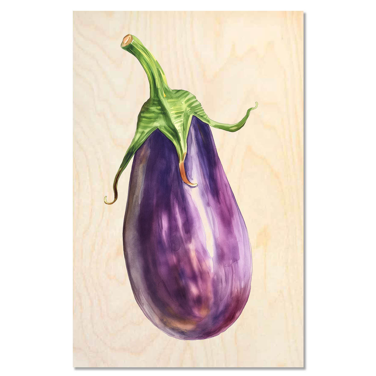 Eggplant - Purple eggplant art