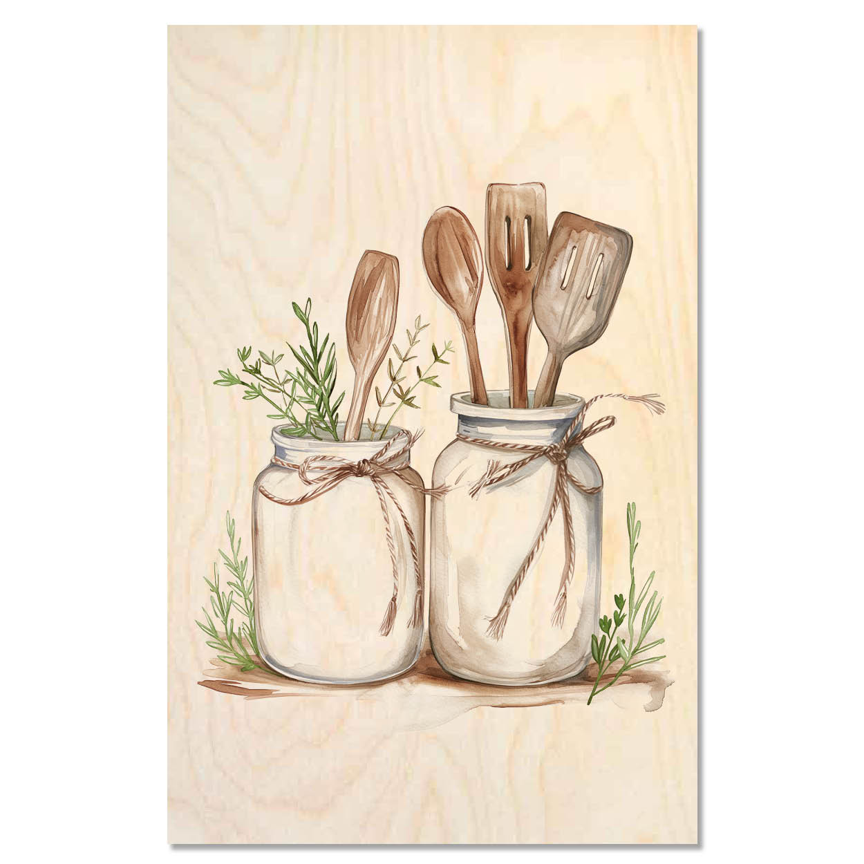 Vintage glass jars - Old pantry jars