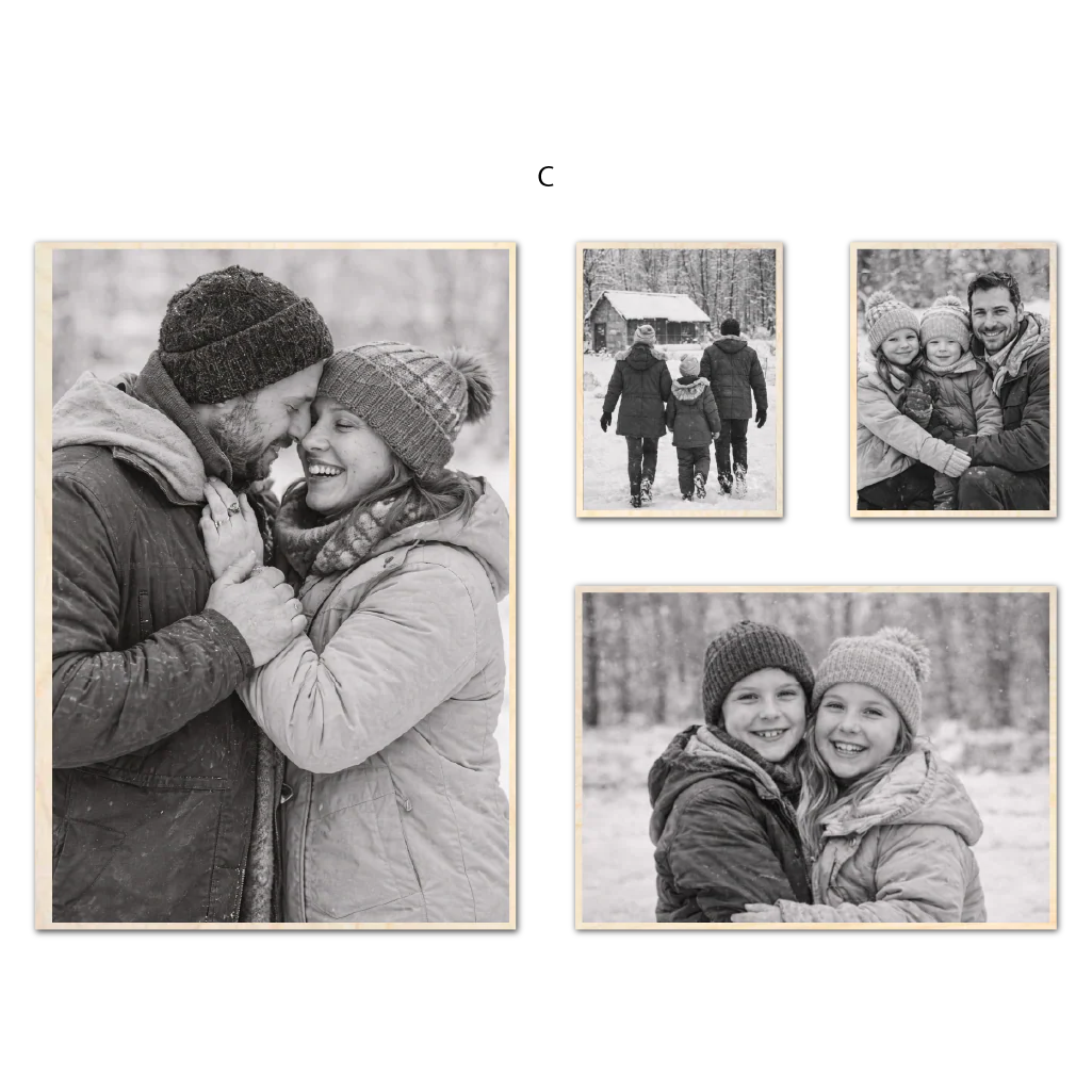 Taulu omasta kuvasta - Collage C