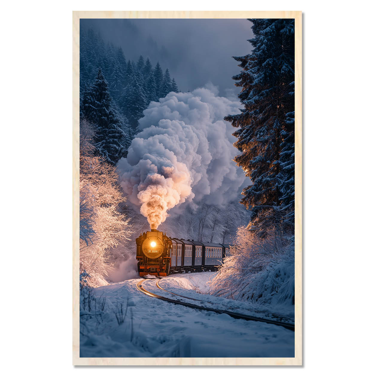 Snowy train