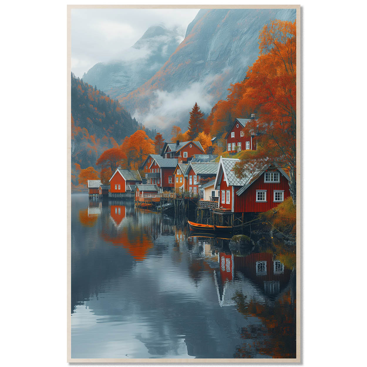 Norwegian Fjord — Autumn Serenity