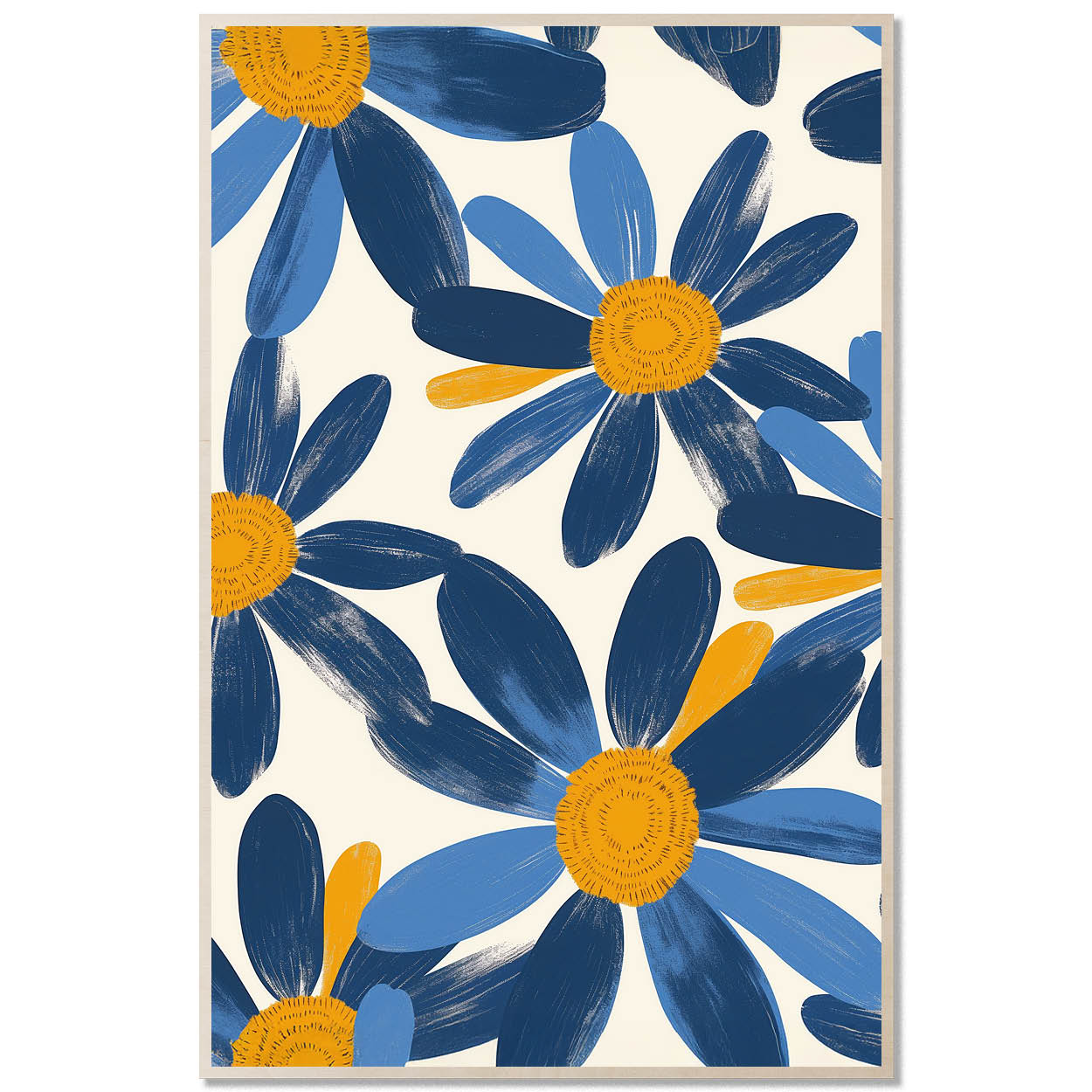 Soft Daisy Forms — Modern Botanical