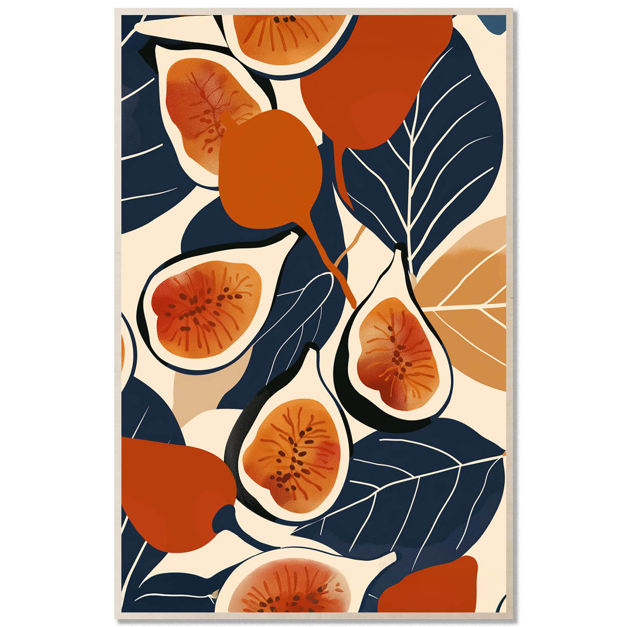 Figs & Leaves — Bohemian Fruit Art