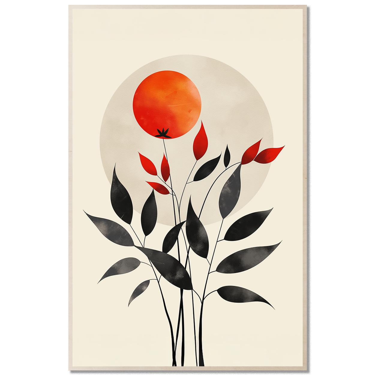 Geometric  Sun & Moon  II