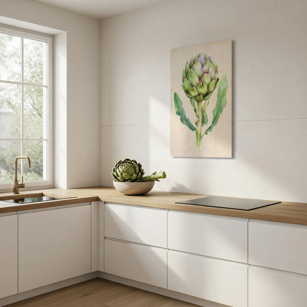 Artisokka - yksityiskohtainen vihreä artisokka