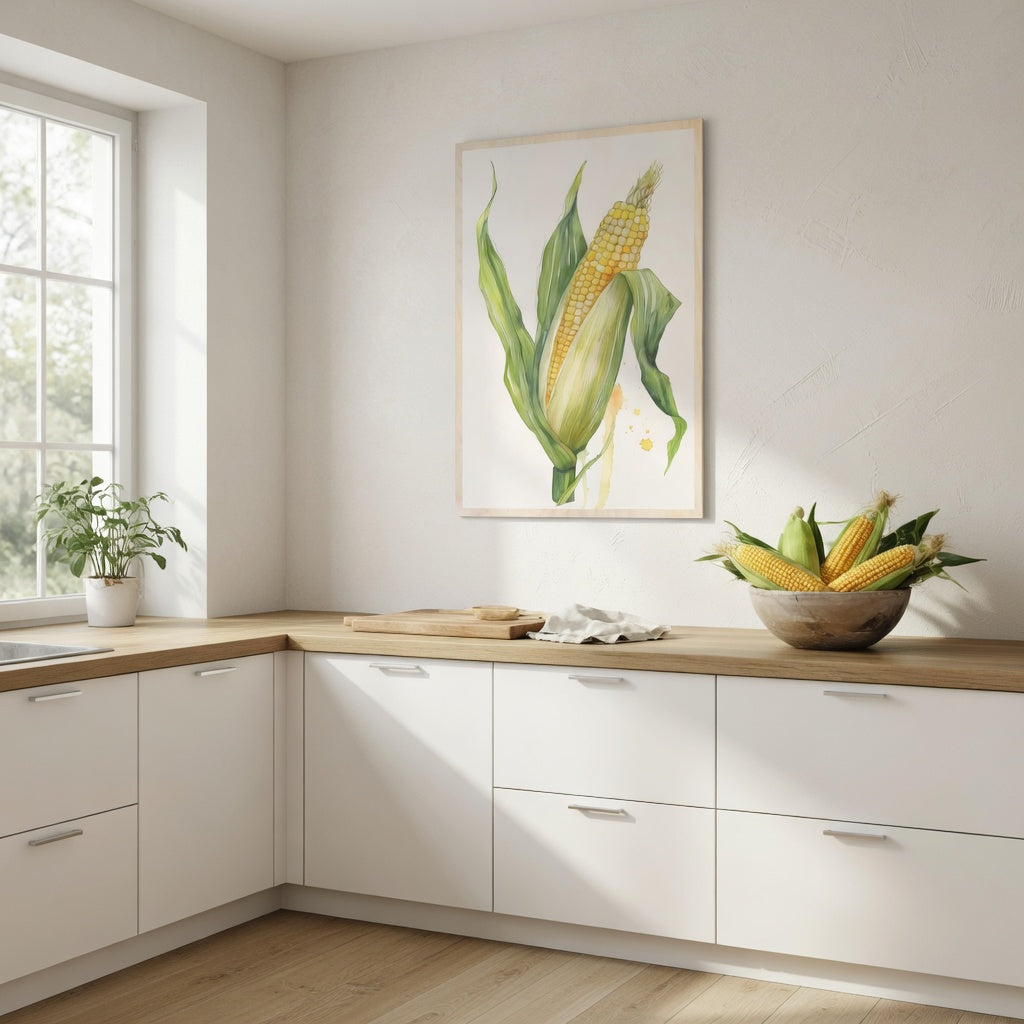 Corn cob - Bright yellow