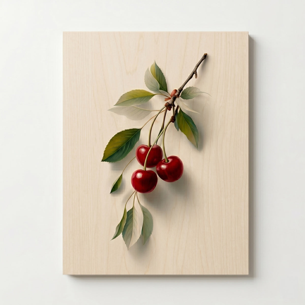 Minimalistinen kirsikka - Moderni seinätaulu