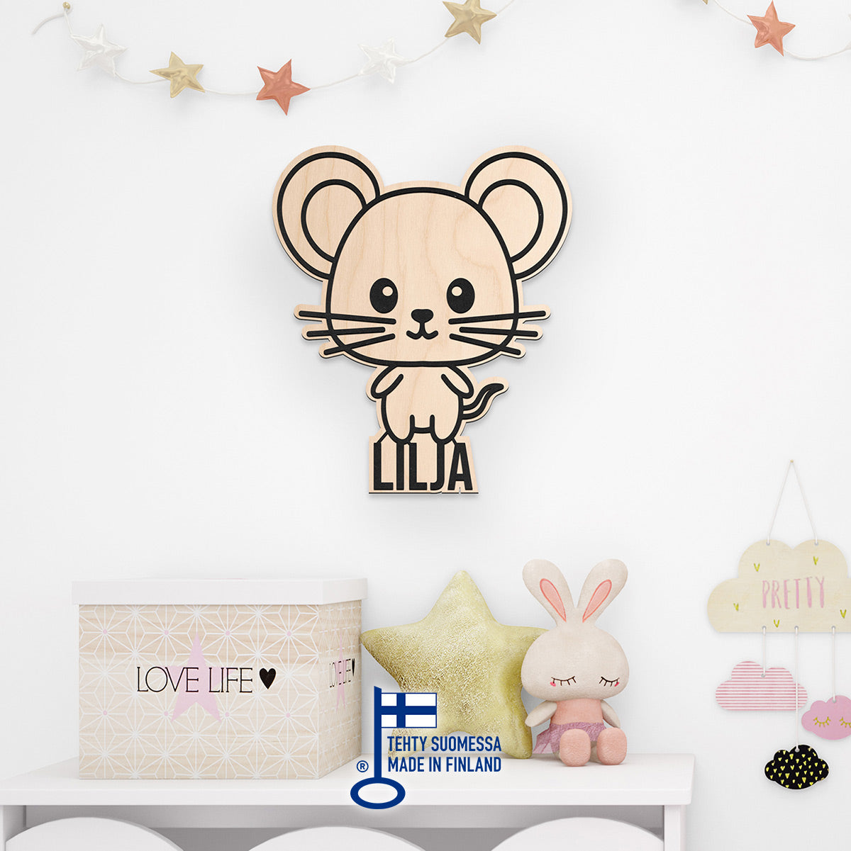 Mouse name sign