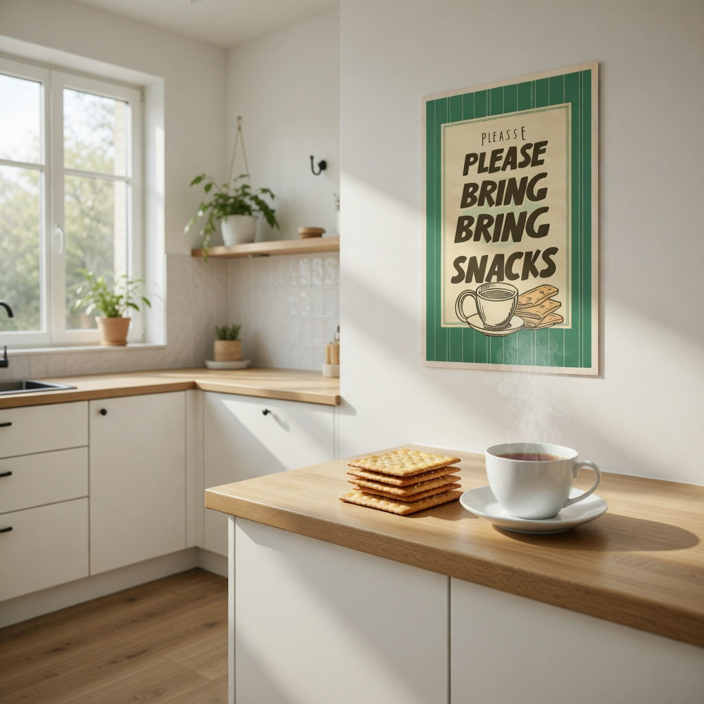 Retro typography - Vintage kitchen