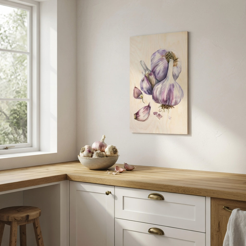 Garlic illustration - Garlic art