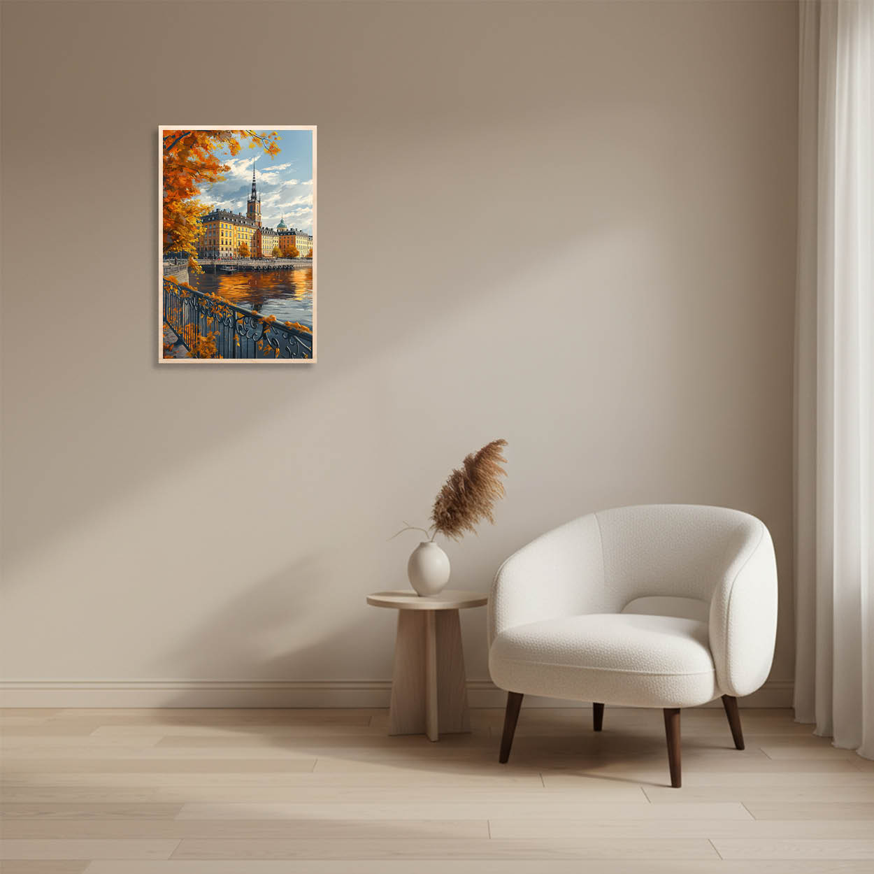 Stockholm Bridge — Riverside View