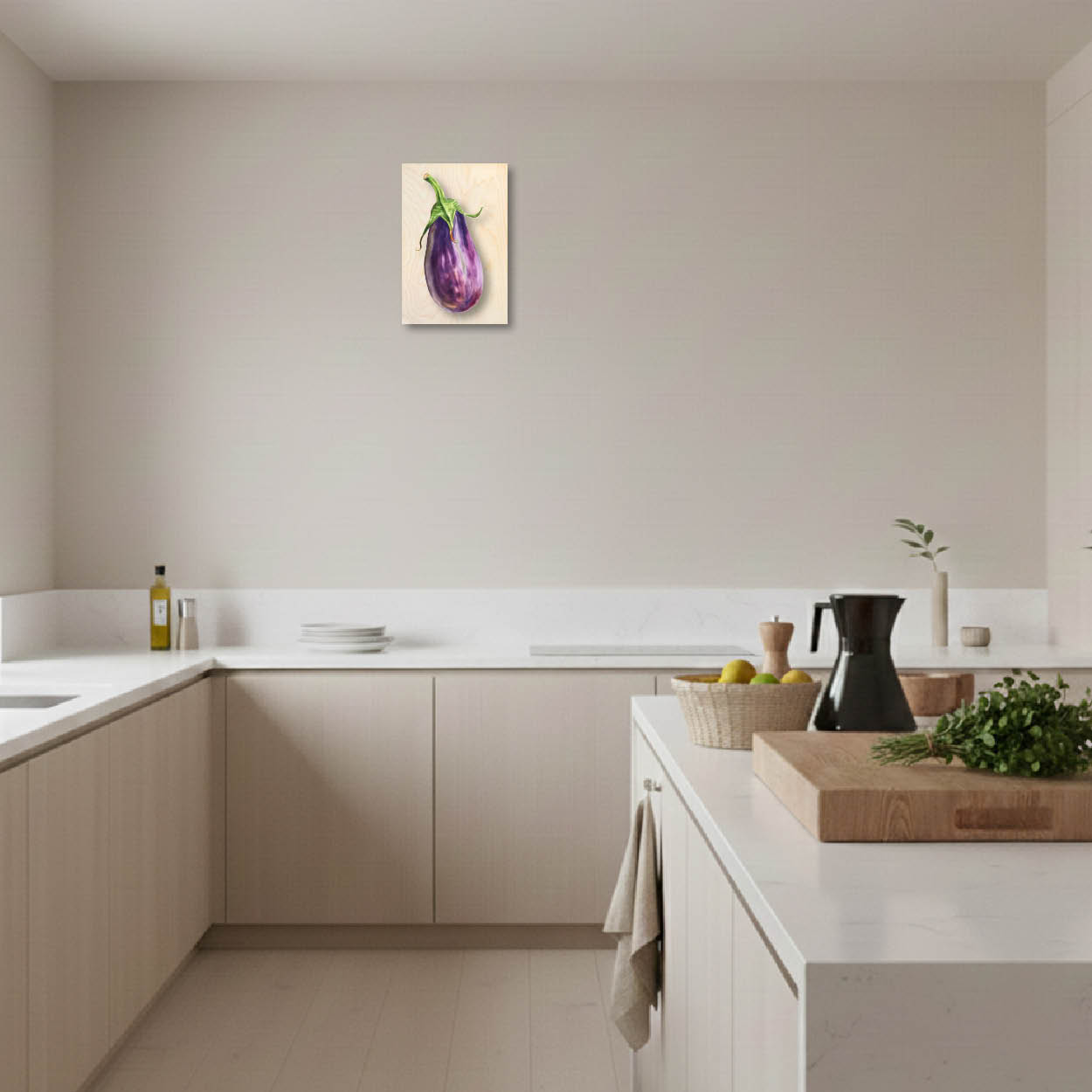 Eggplant — Purple eggplant art